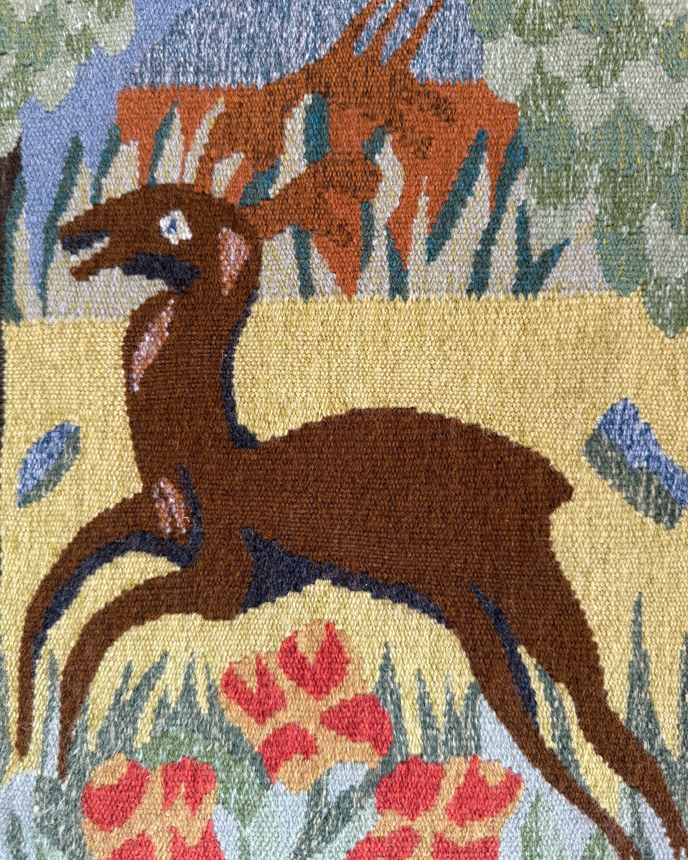 Vintage Deer Tapestry
