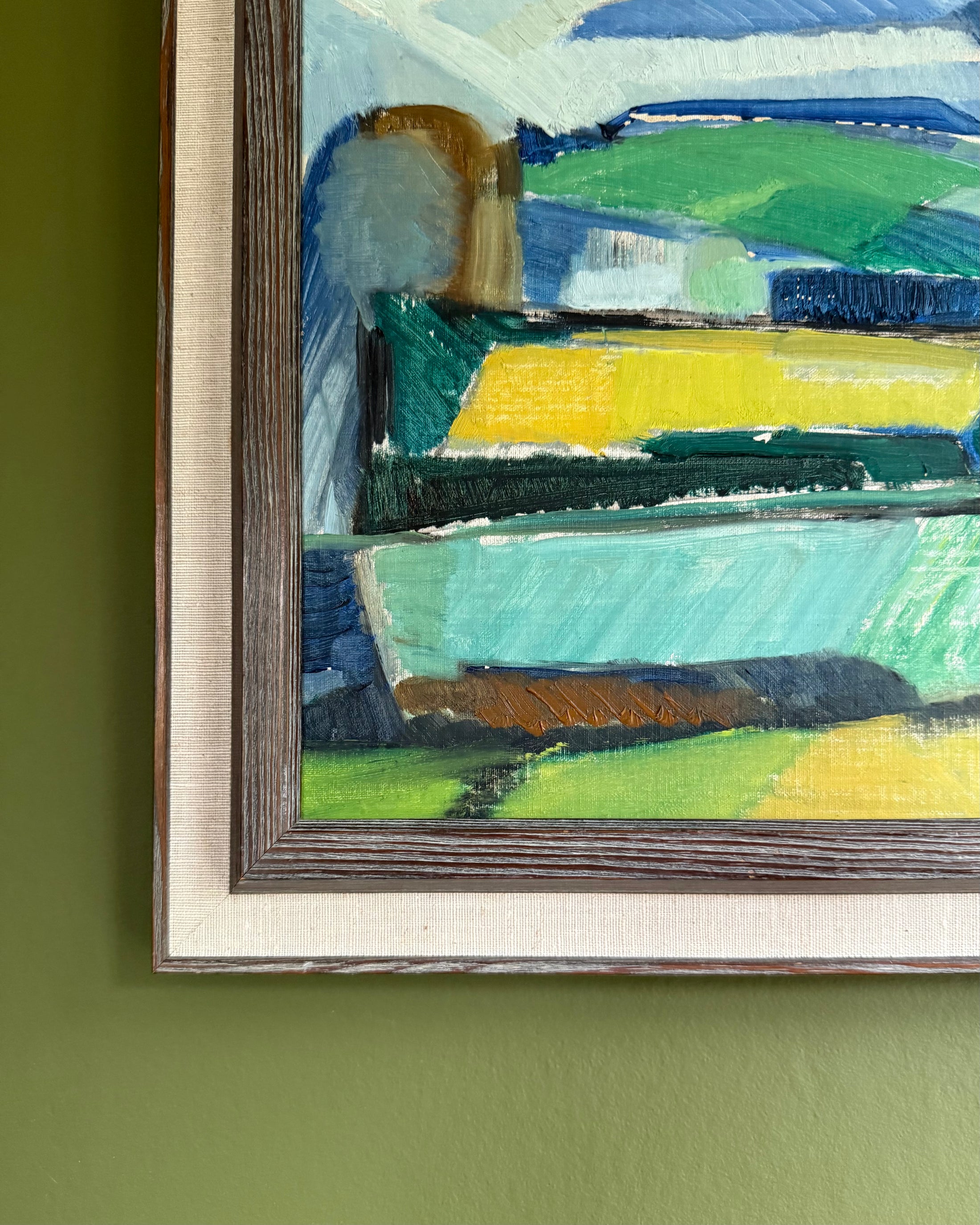 Blue and Green Landscape