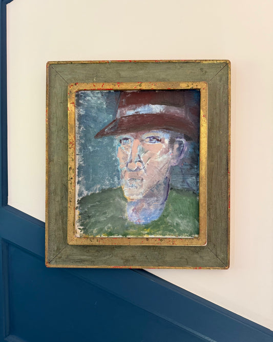 Man in Burgundy Hat