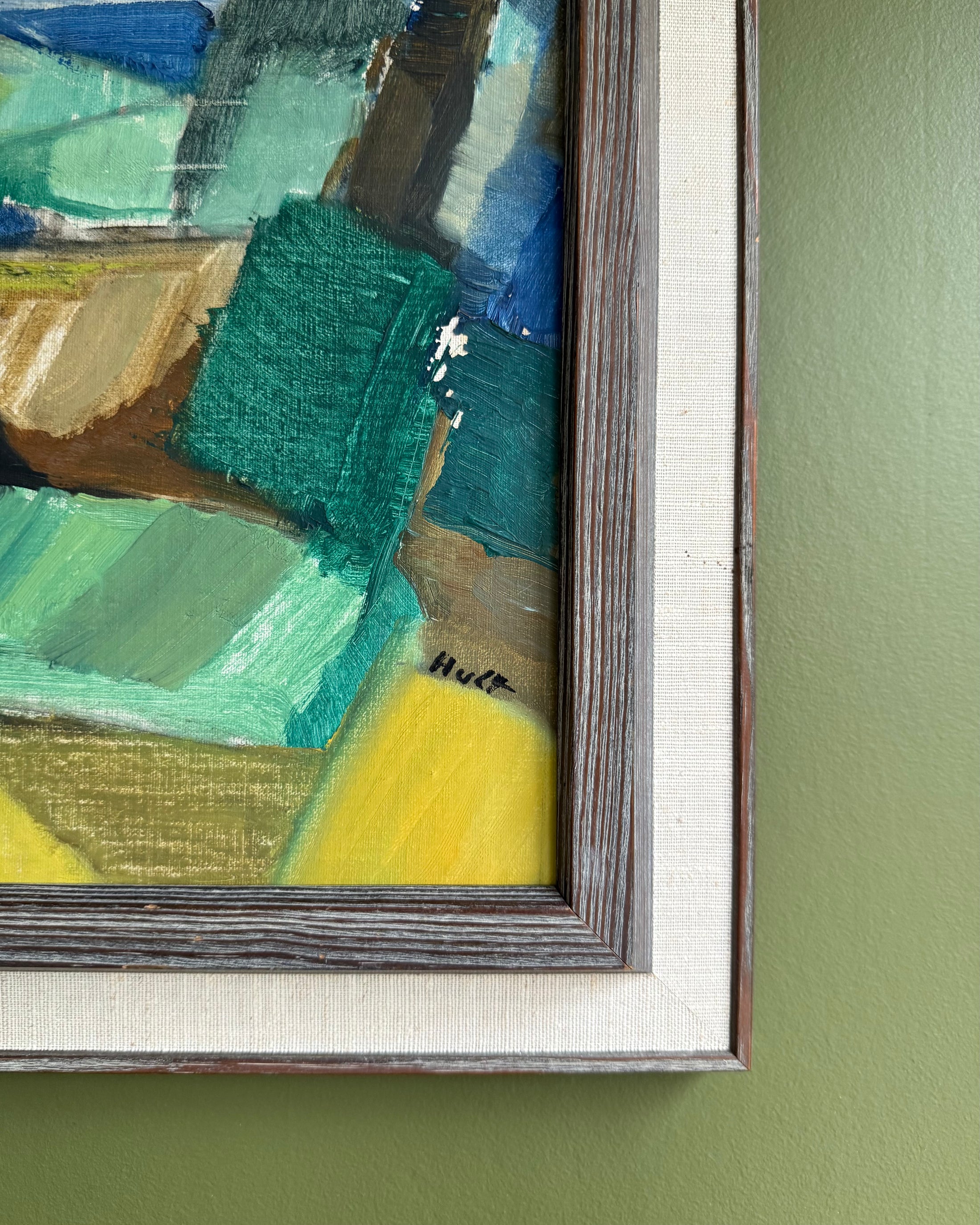 Blue and Green Landscape