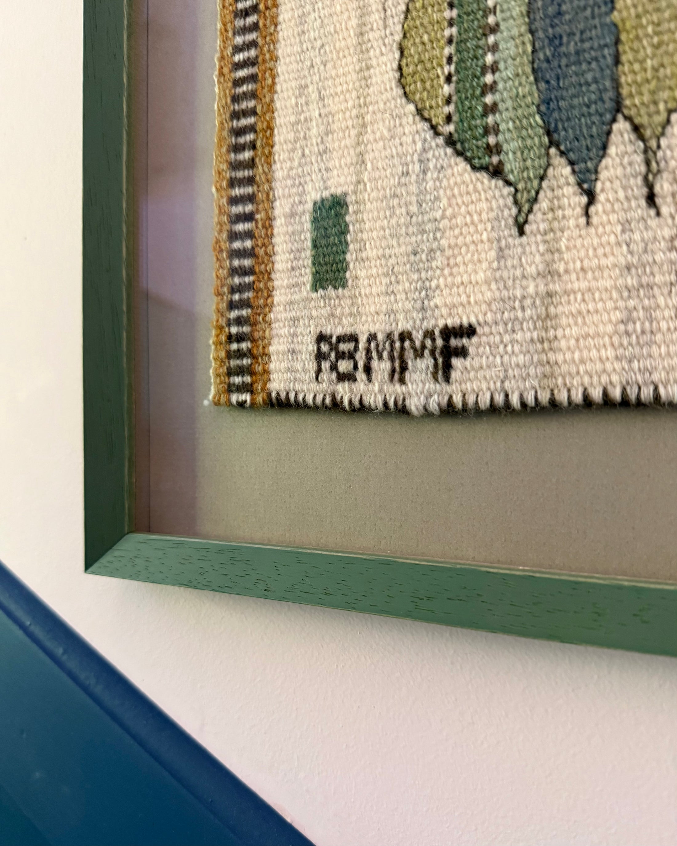 Framed Vintage Tapestry - Blomlapp, Axet by Märta Måås-Fjetterström
