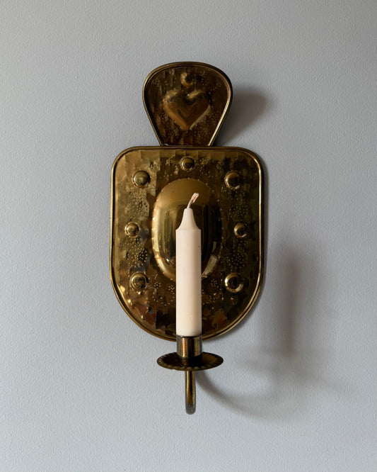 Pair of Brass Wall Sconces