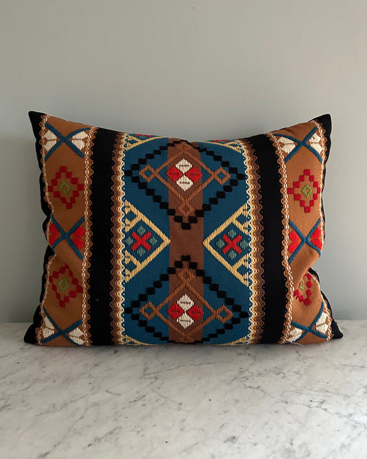 Hand-Embroidered Cushion