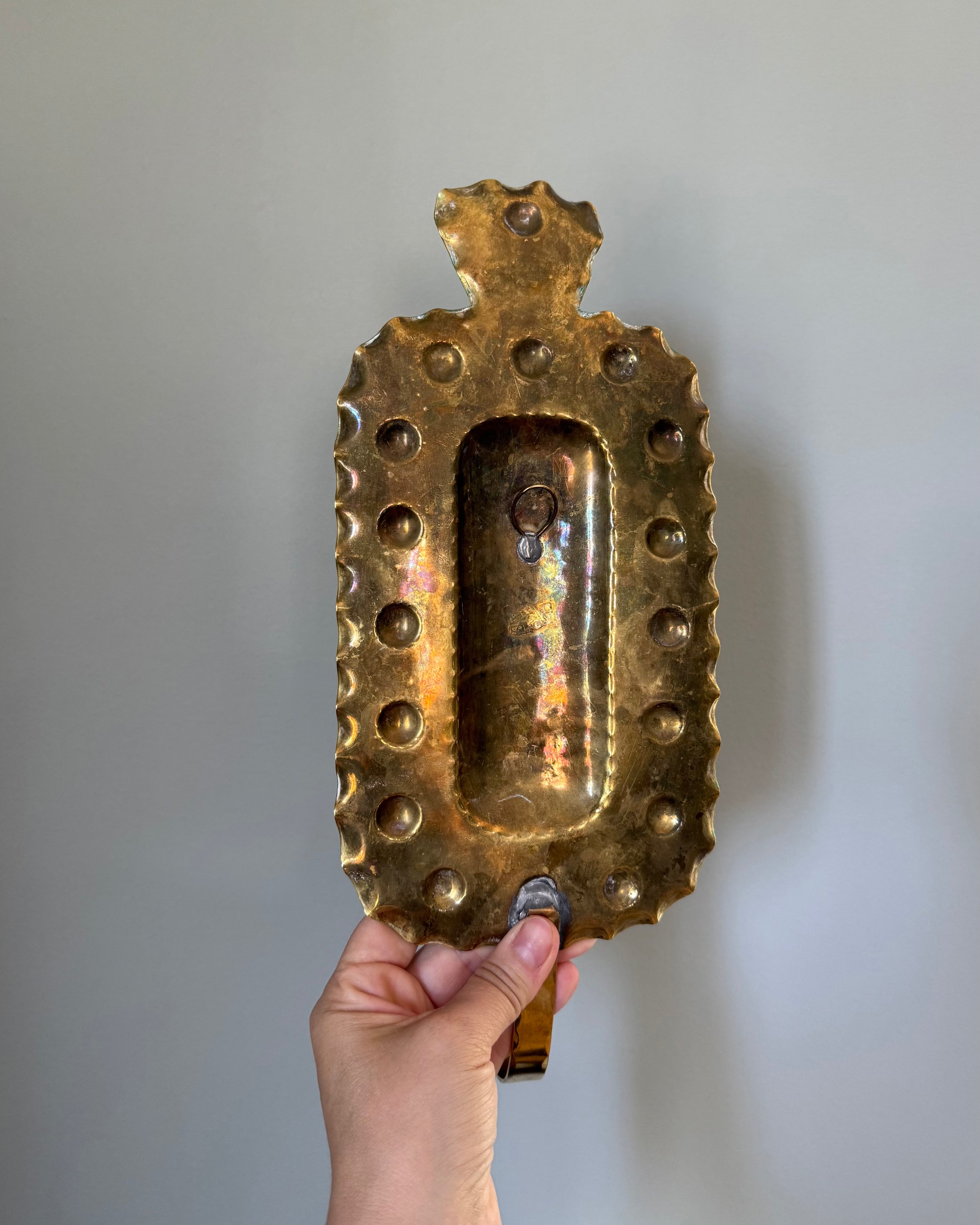 Single Brass Wall Sconce