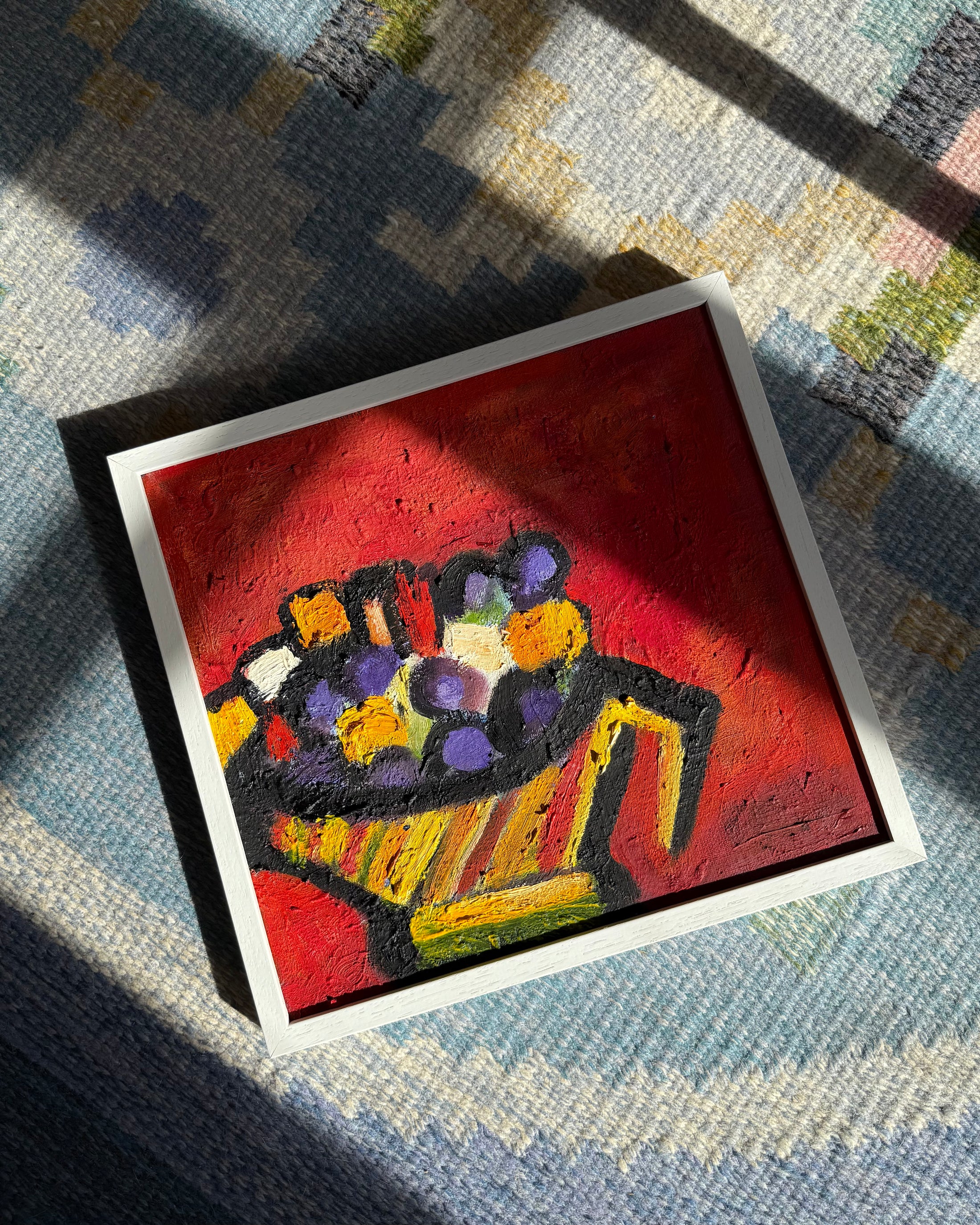 Blooms on Red