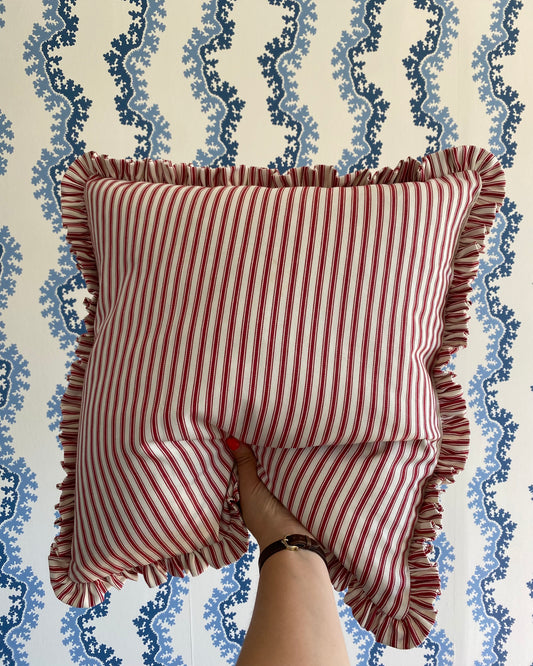 Red and White Stripes + Matching Frill