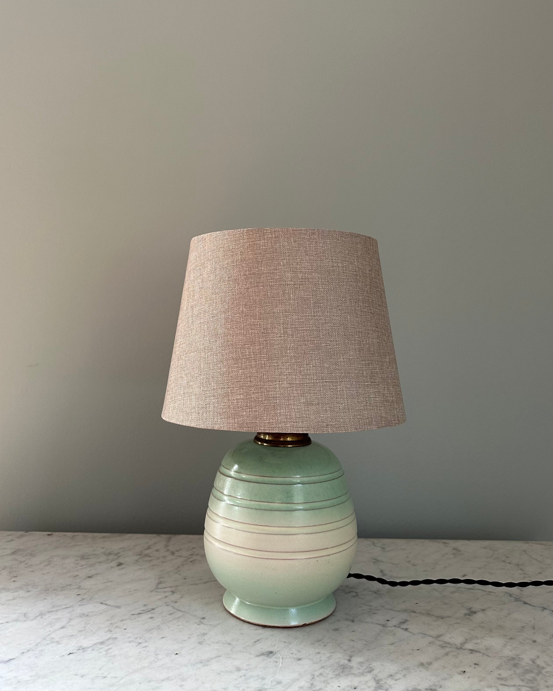 Green Ceramic Table Lamp