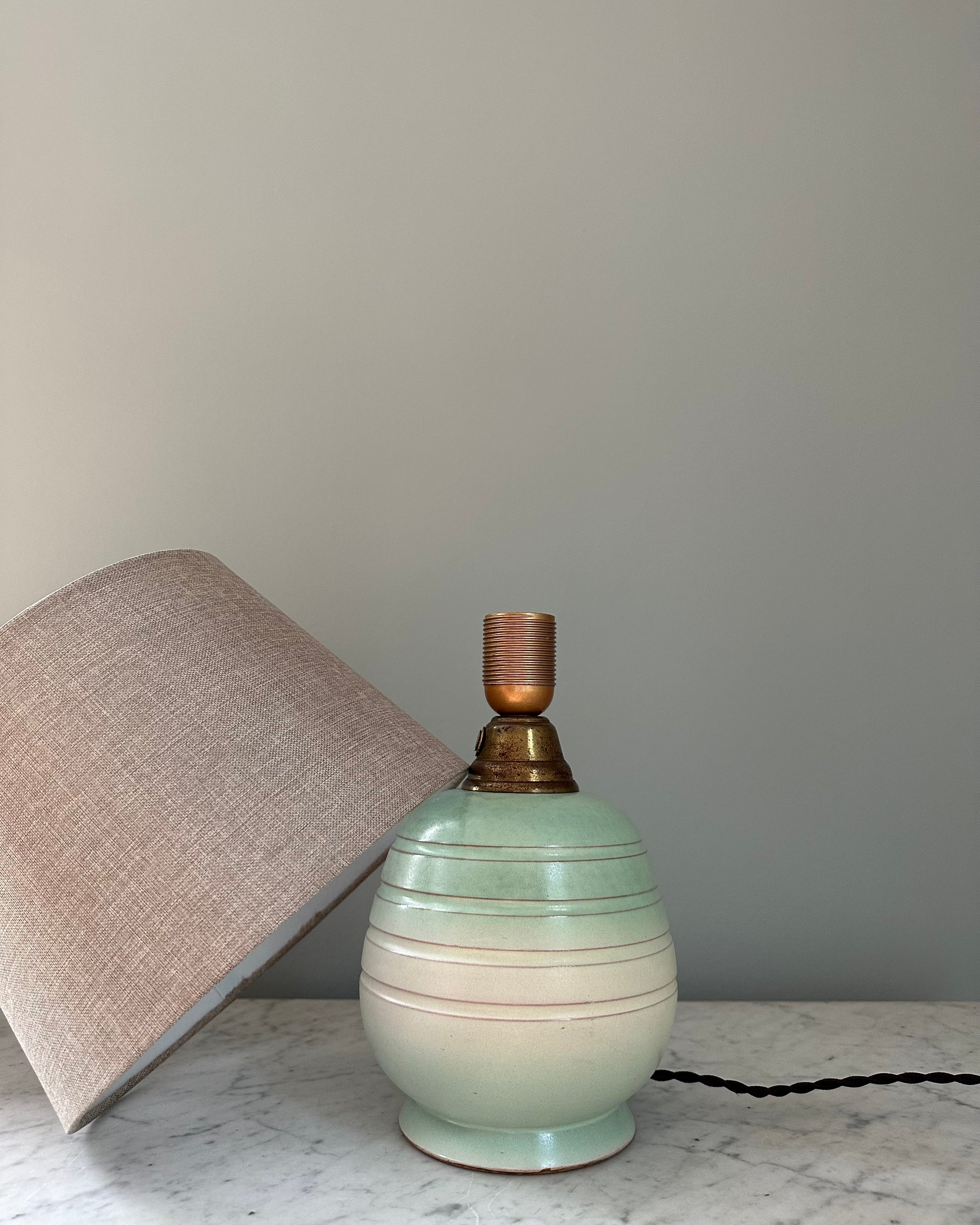 Green Ceramic Table Lamp