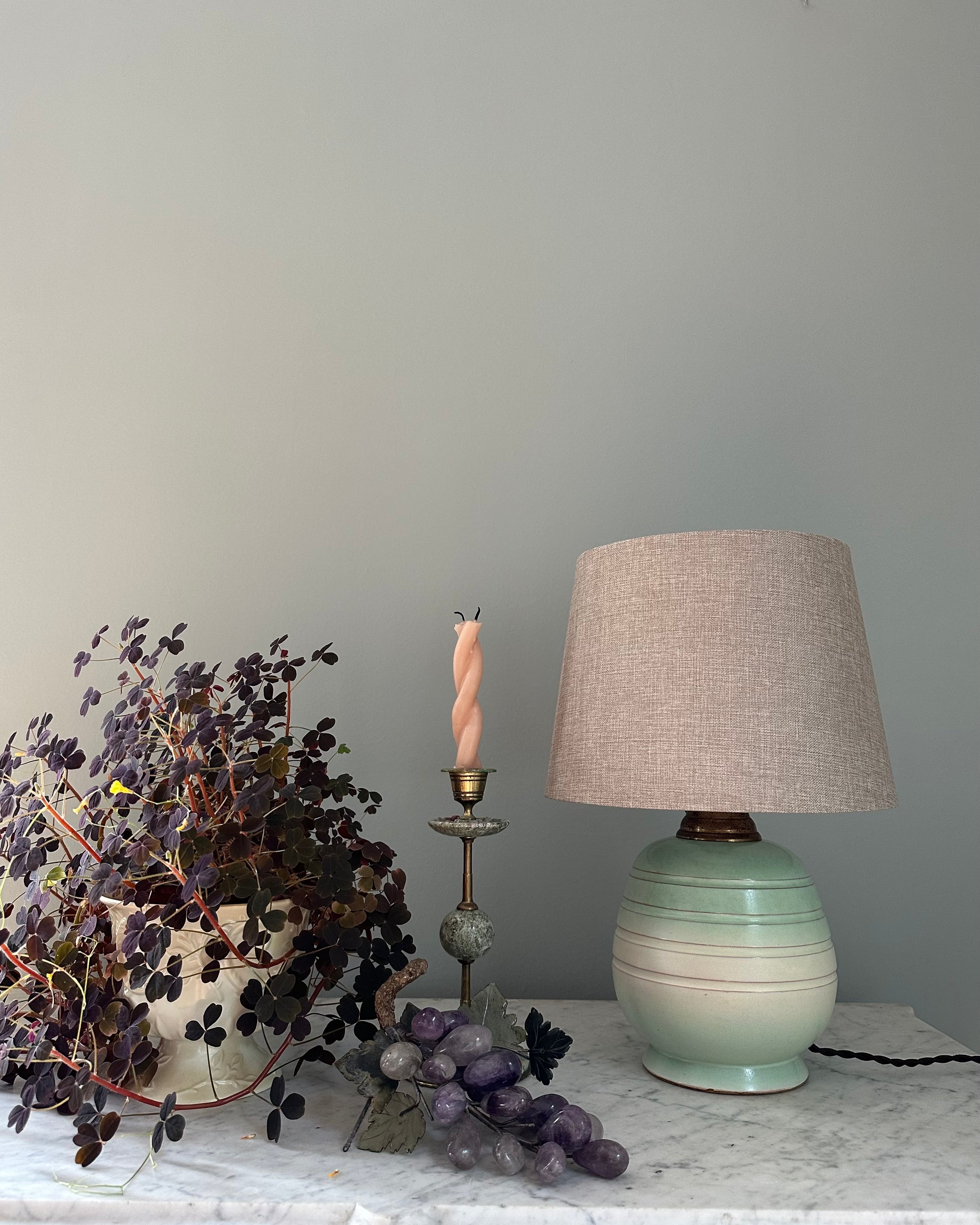 Green Ceramic Table Lamp