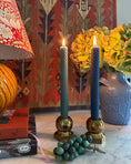 Load image into Gallery viewer, Pair of Heavy Brass Candle Holders
