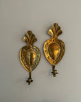 Load image into Gallery viewer, Pair of Brass Wall Sconces
