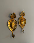 Load image into Gallery viewer, Pair of Brass Wall Sconces
