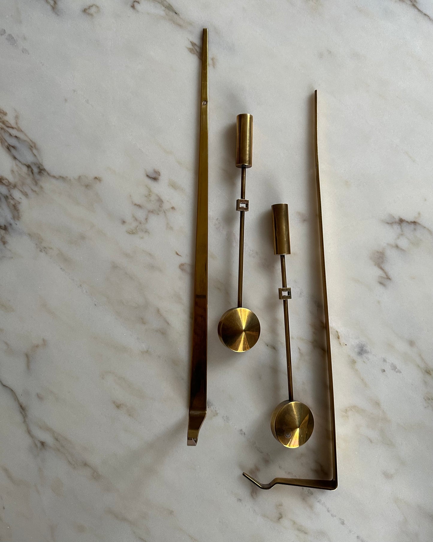 Brass Wall Sconces - Pierre Forsell for Skultuna