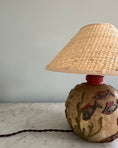 Load image into Gallery viewer, Rare Wooden Table Lamp with Shade
