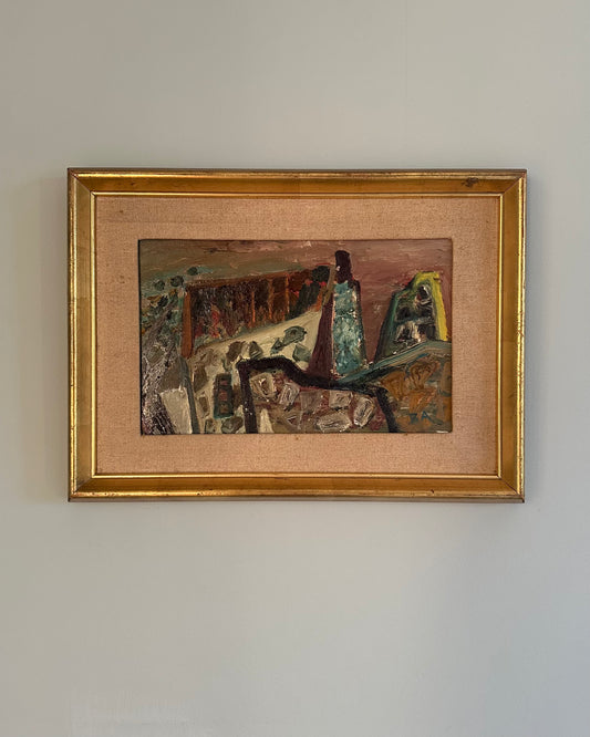 Mid-century Abstract Oil Painting