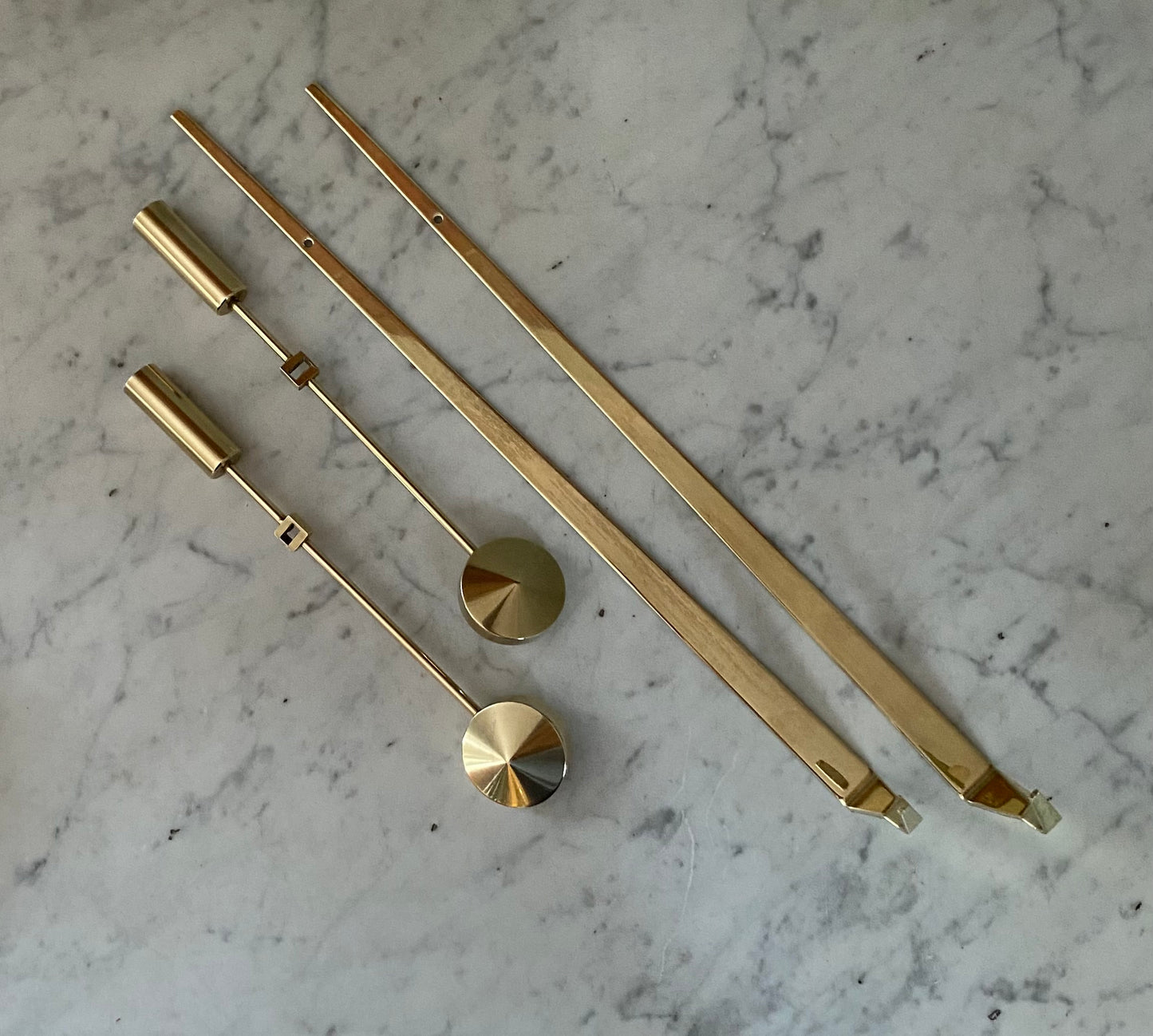 Brass wall sconces - Pierre Forsell for Skultuna