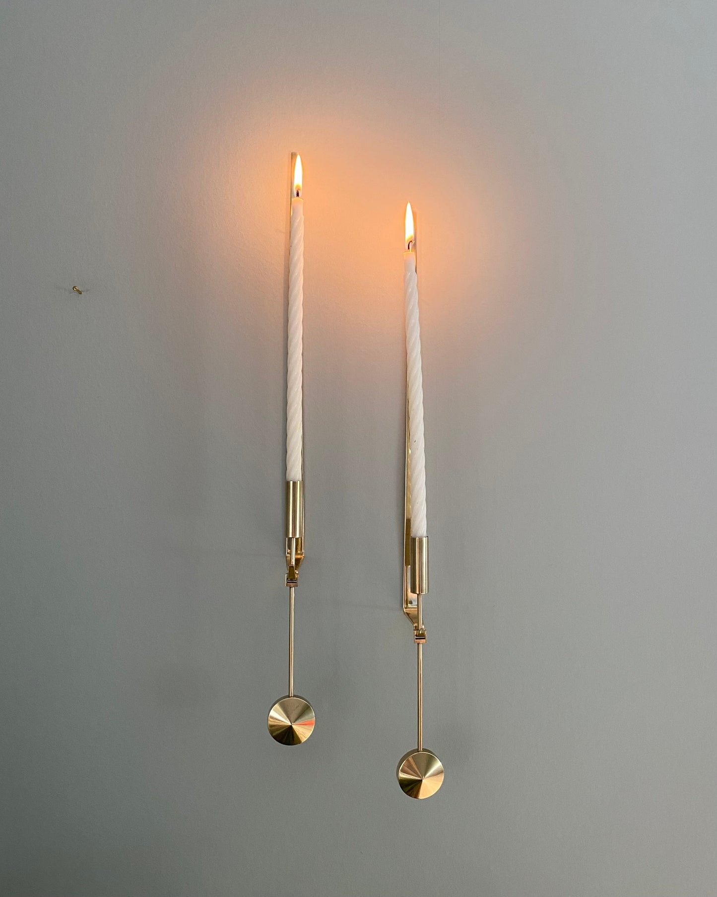 Brass wall sconces - Pierre Forsell for Skultuna