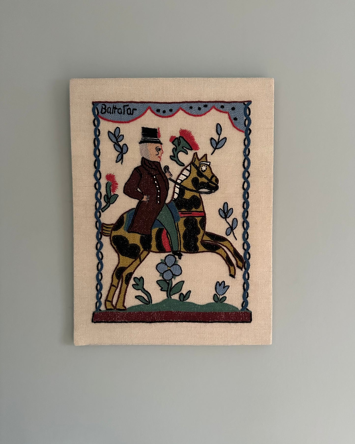 Hand-embroidered Tapestry