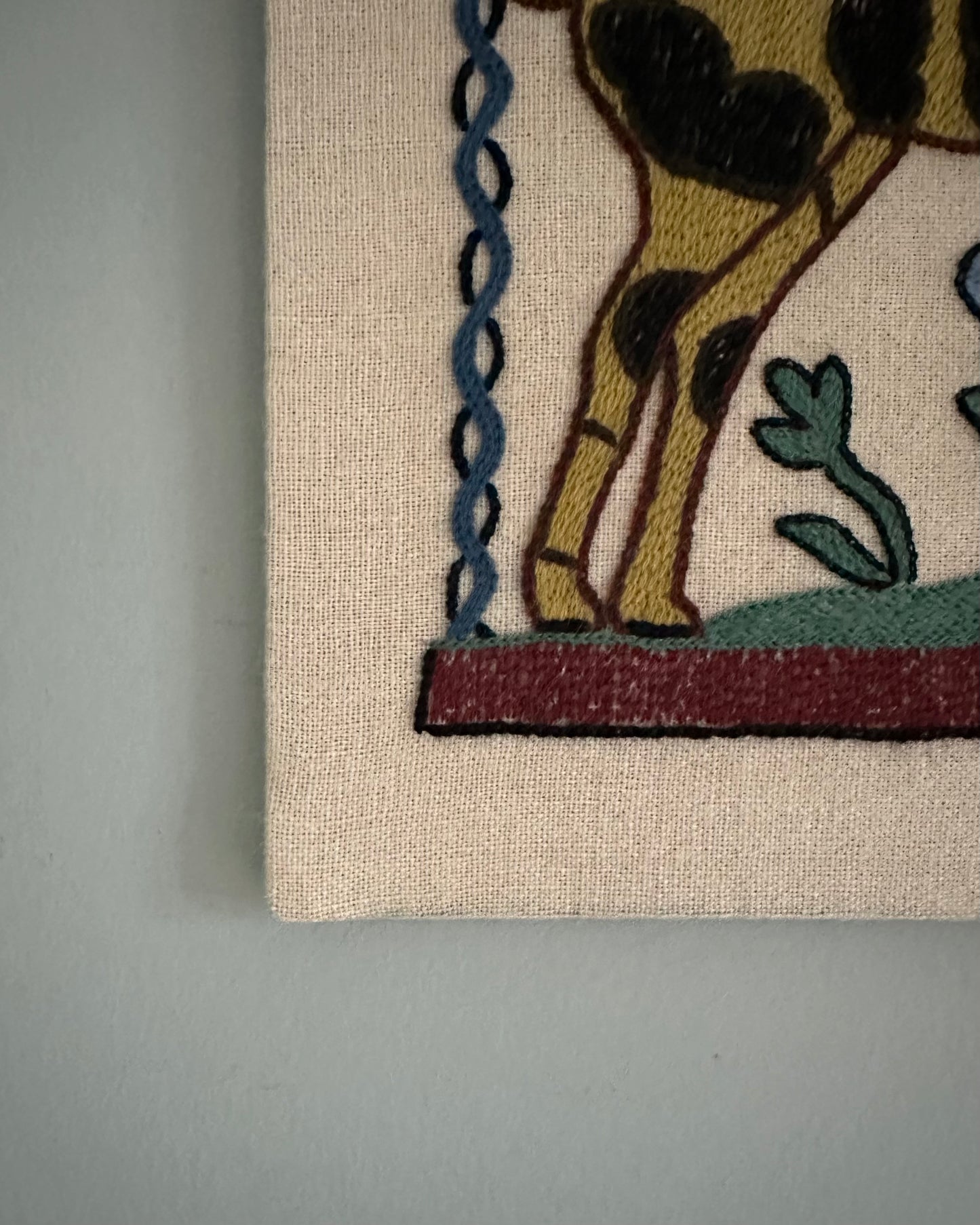 Hand-embroidered Tapestry