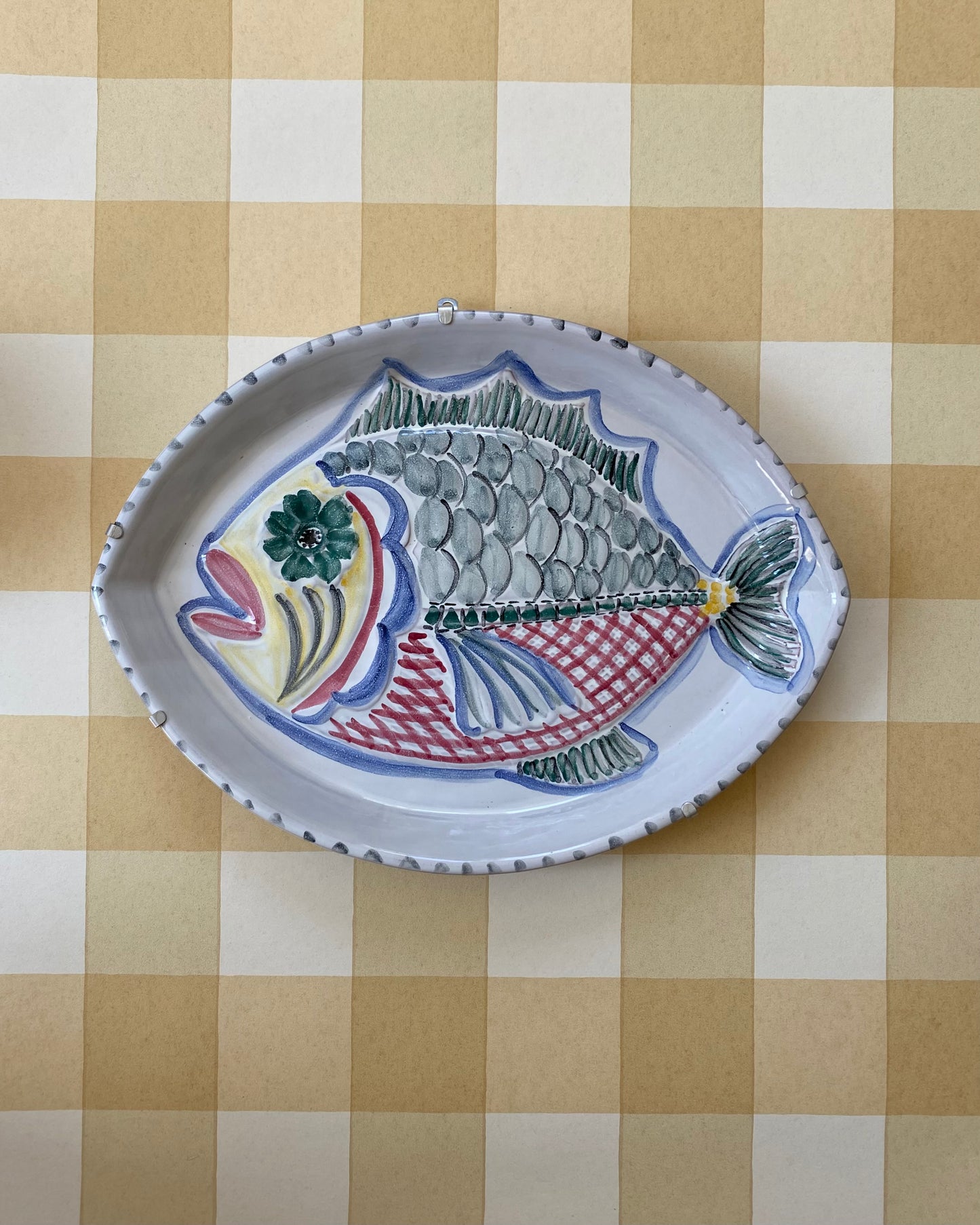 Vintage fish plate