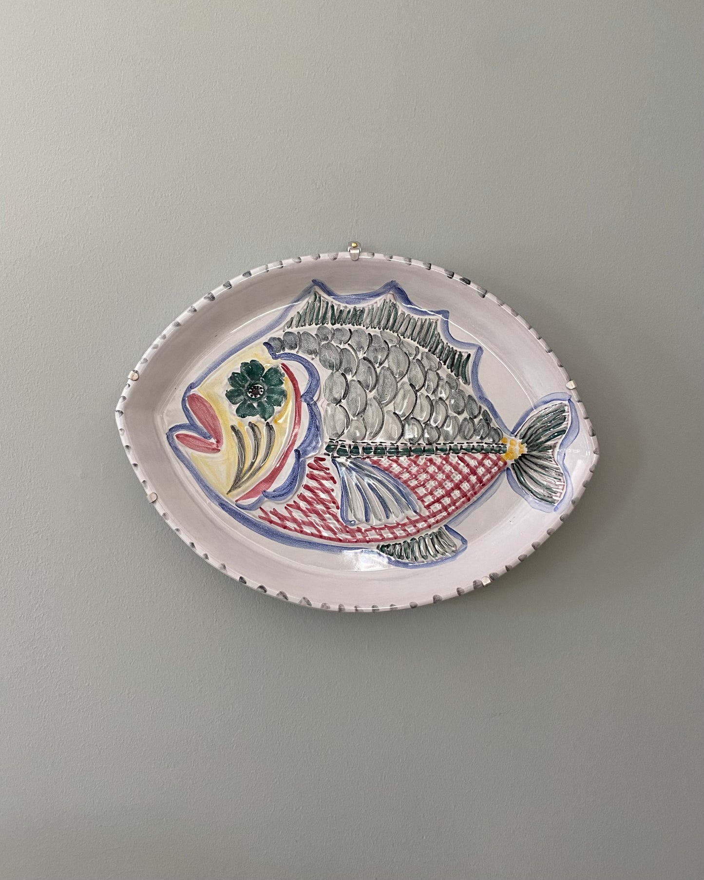 Vintage fish plate