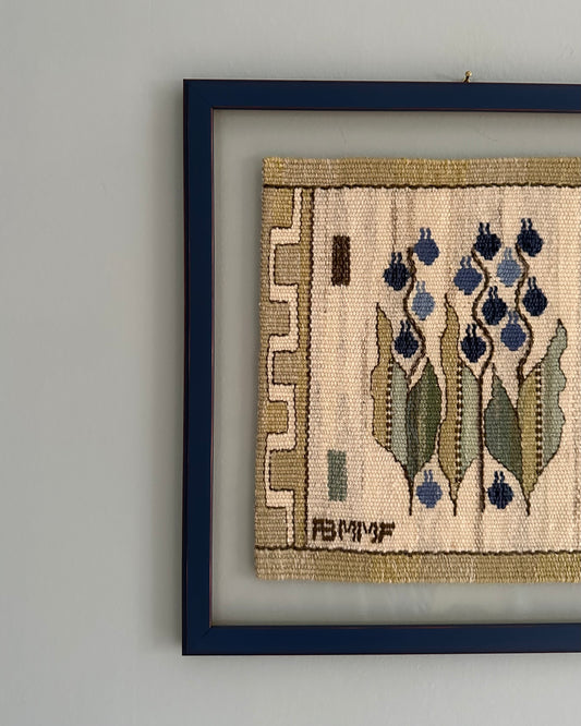 Framed Vintage Tapestry - Blomlapp by Märta Måås-Fjetterström