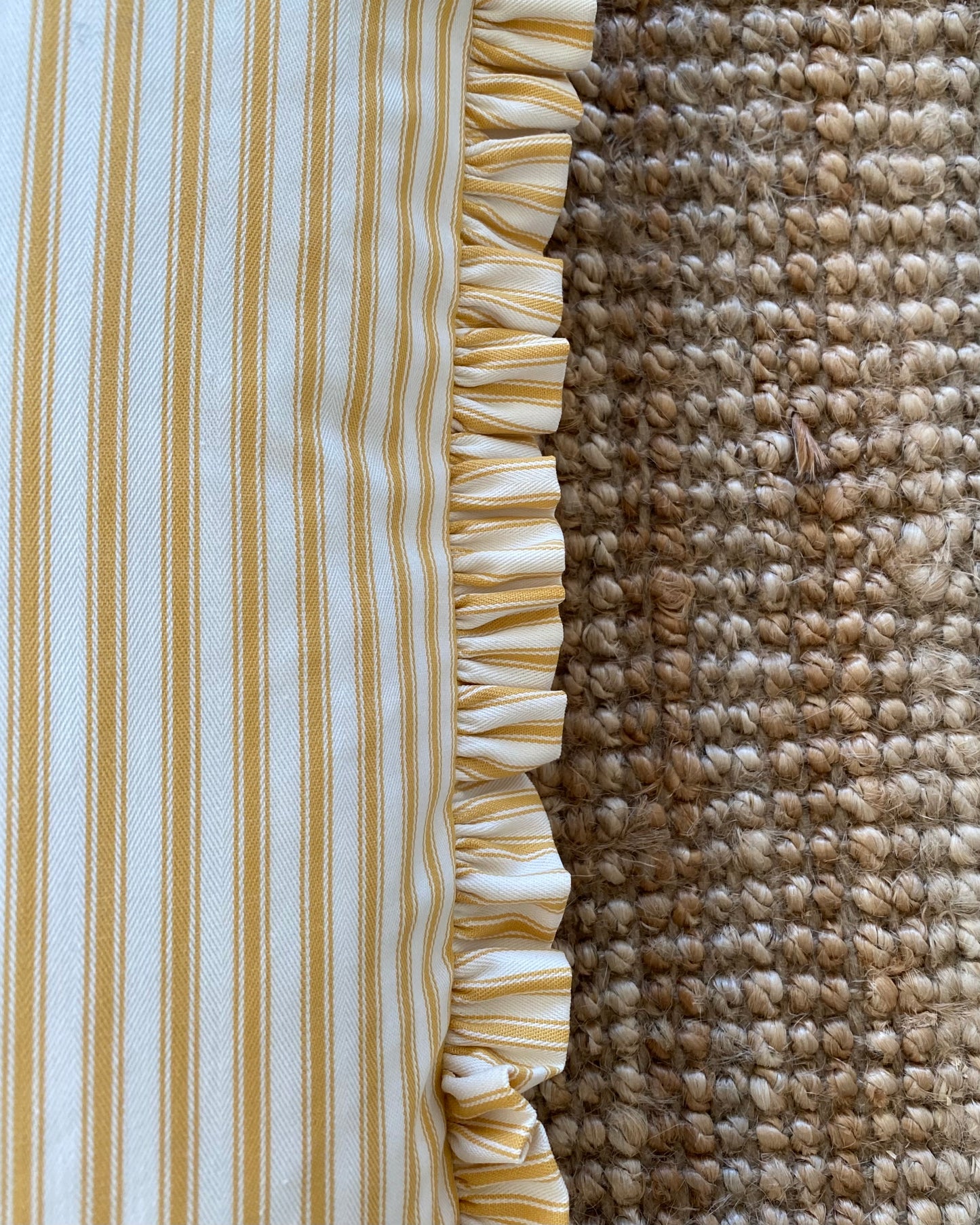 Yellow and White Stripes + Matching Frill