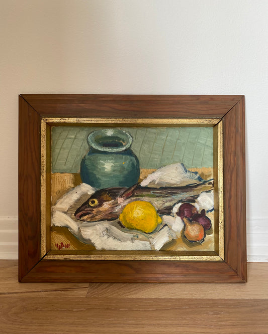 Framed oil