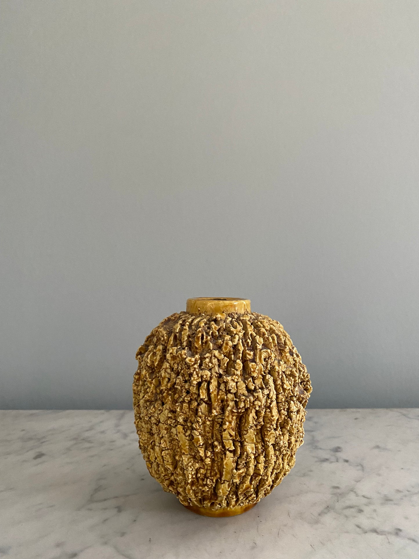Small chamotte vase