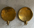 Load image into Gallery viewer, Pair of brass wall sconces
