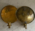 Load image into Gallery viewer, Pair of brass wall sconces
