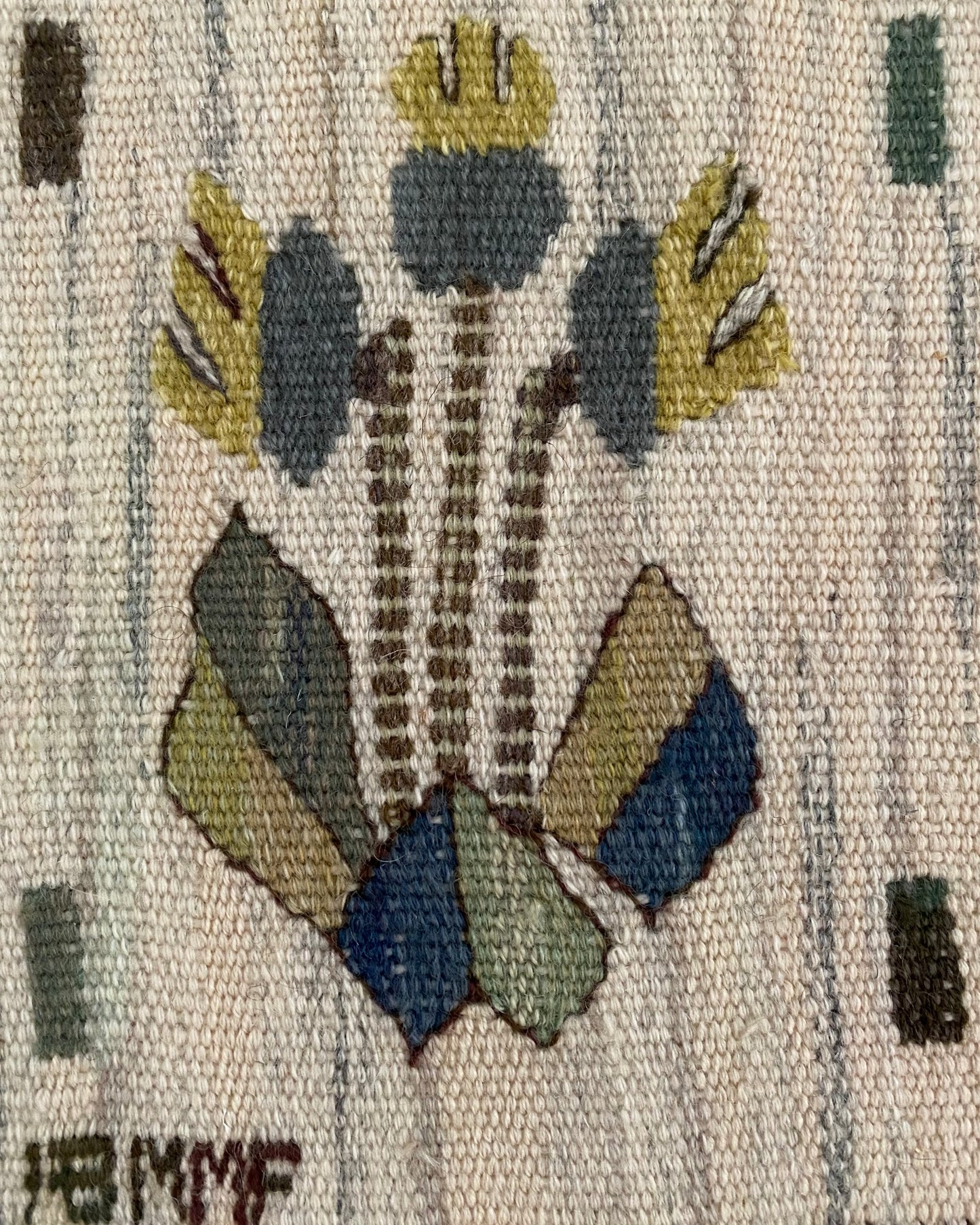 Vintage tapestry - Blomlapp, gullviva by MMF