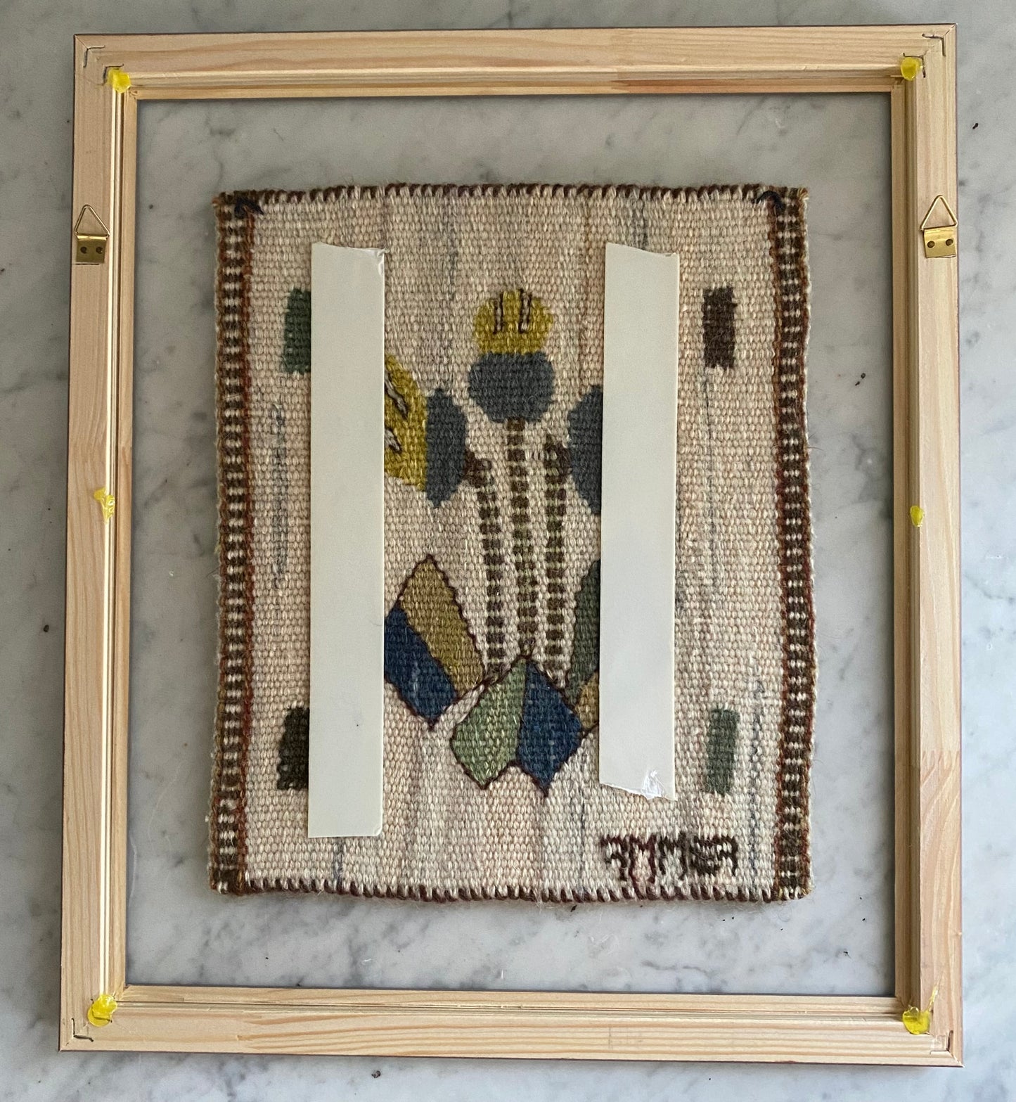 Vintage tapestry - Blomlapp, gullviva by MMF