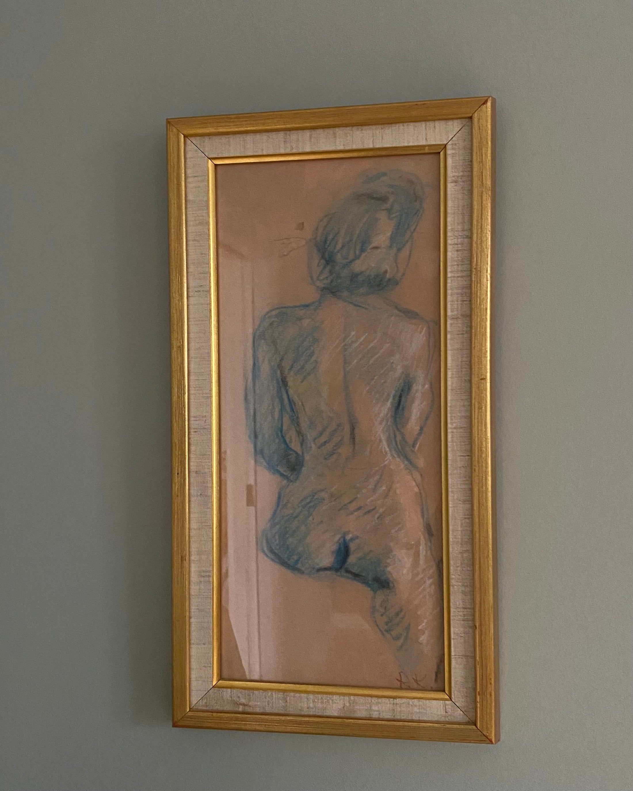 20th Century Framed Nude