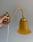 Load image into Gallery viewer, Vintage wall light with glass shade
