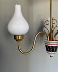 Load image into Gallery viewer, Vintage brass chandelier
