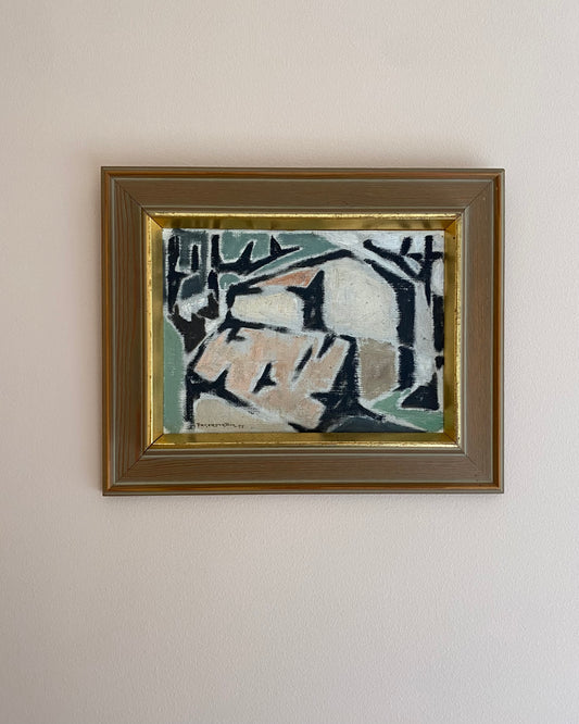 Framed oil - Hans Fagerström