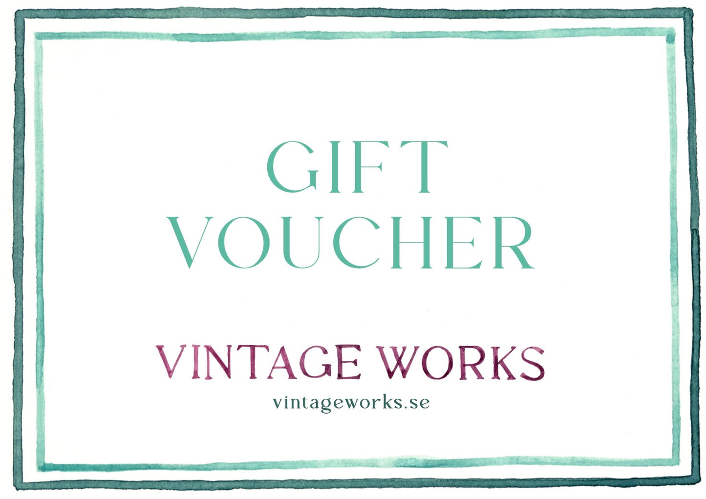 Vintage Works E-Gift Voucher